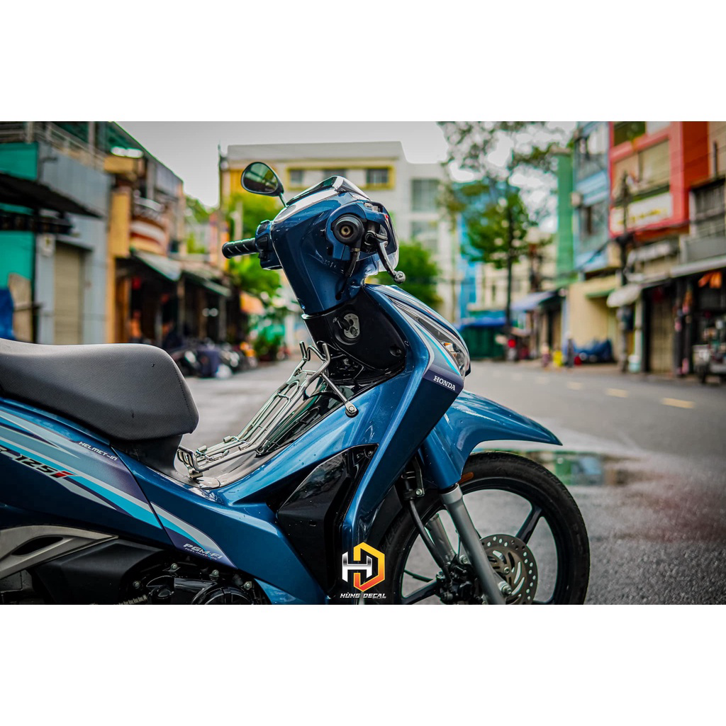 [FreeShip] [] Tem rời Wave 125i - Mẫu xanh bạc