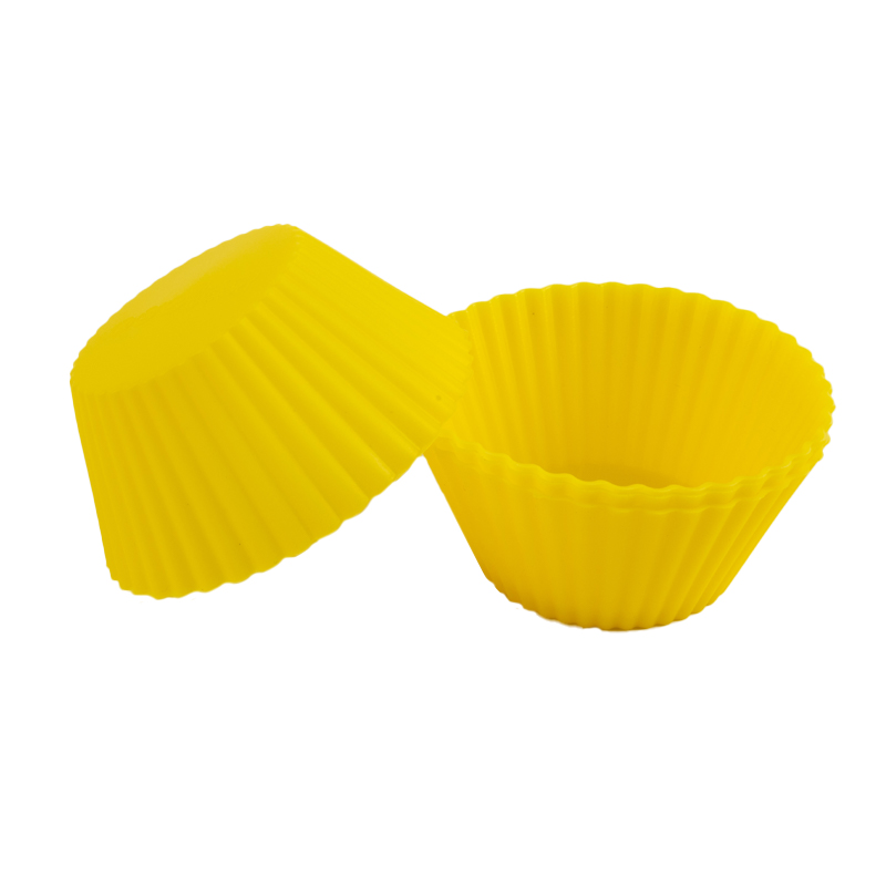 🔥 4 cái Khuôn làm bánh lót cốc làm bánh bằng silicon dụng cụ làm bánh tròn bánh nướng xốp