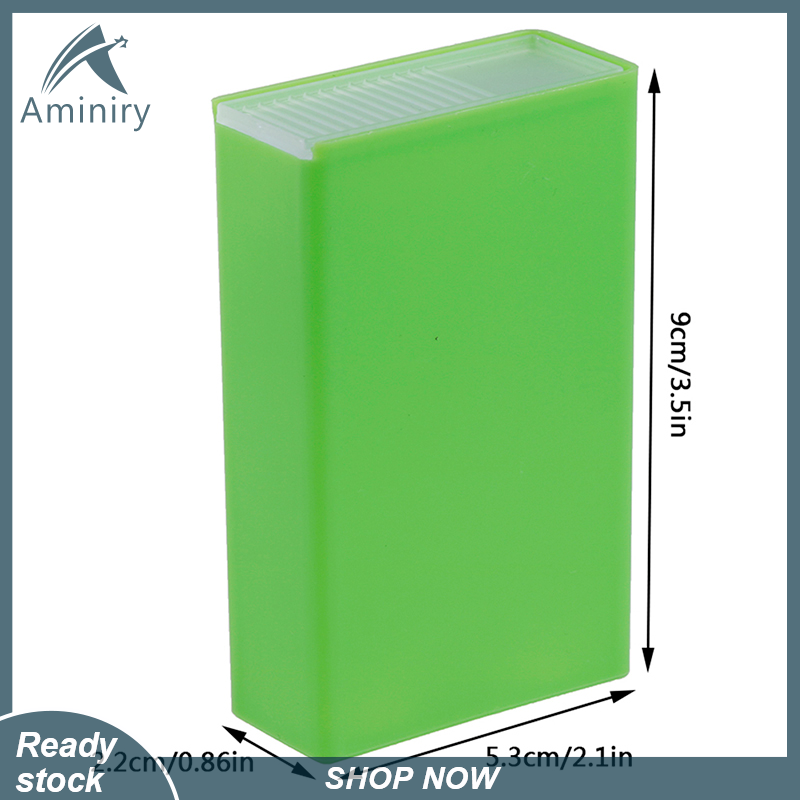 Aminiry 1 hộp thuốc lá bằng nhựa hộp đựng hộp bỏ túi hộp đựng thuốc lá