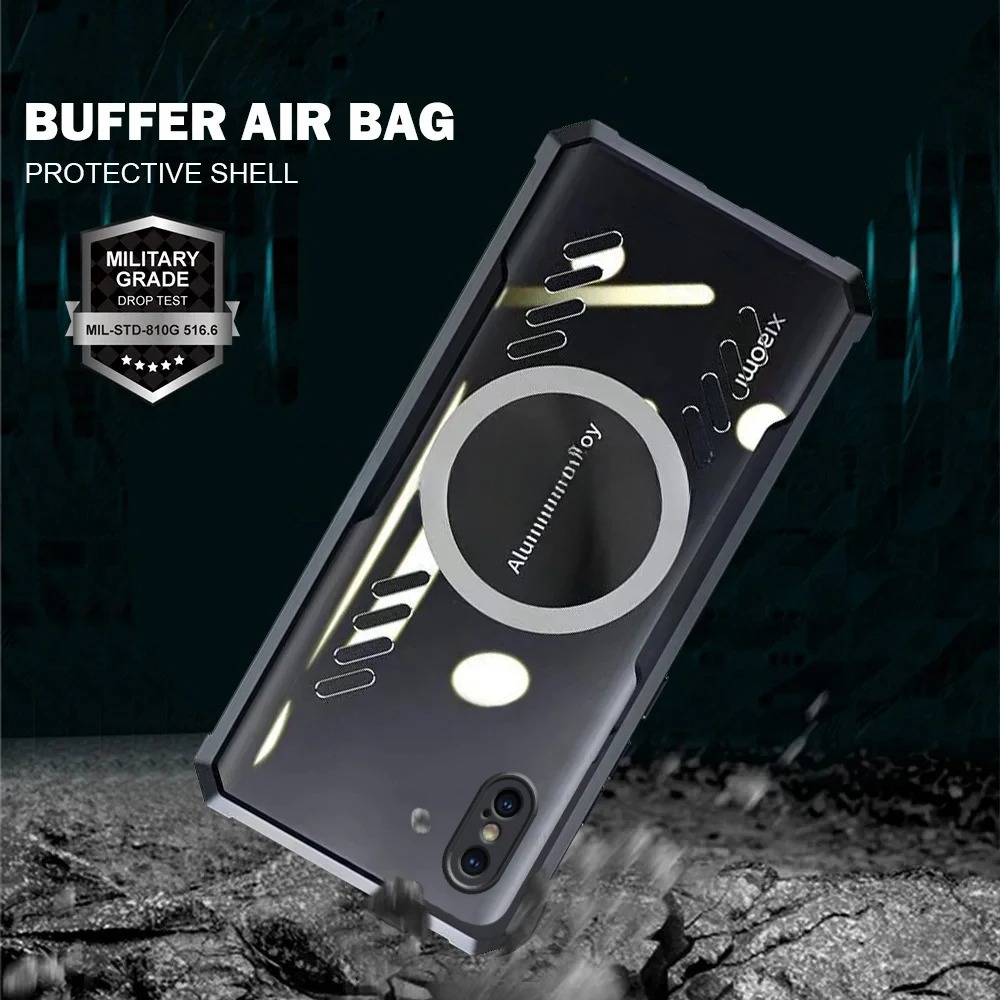 For ITEL City 100 Phone Case Ultra Thin Clear Transparent Car Navigation Matel Radiating Ring Soft Air Cushion Shockproof Armor Cover for itel City 100 Cover Casing HP.