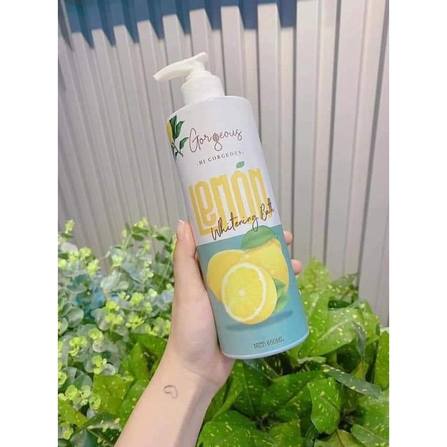[CAM KẾT CHÍNH HÃNG] Sữa Tắm Chanh Trắng Da MÚI XÙ GORGEOUS