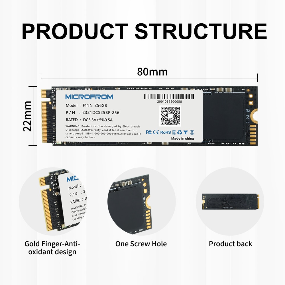 SSD NVME M2 1TB 512GB Drive Solid Hard 2280 NVME M.2 Pcie 3.0 Hard Disk Internal Solid State Drives For Laptop Desktop Harddisk