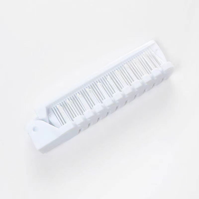 Lược chải tóc 2 đầu gấp gọn bỏ túi tiện lợi 20.8x1.8cm