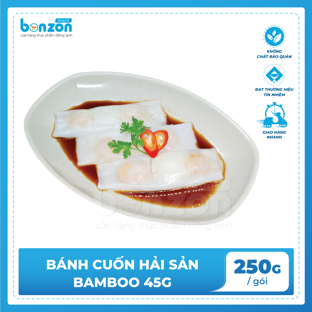 Bonzon - Bánh cuốn hải sản Bamboo 250g