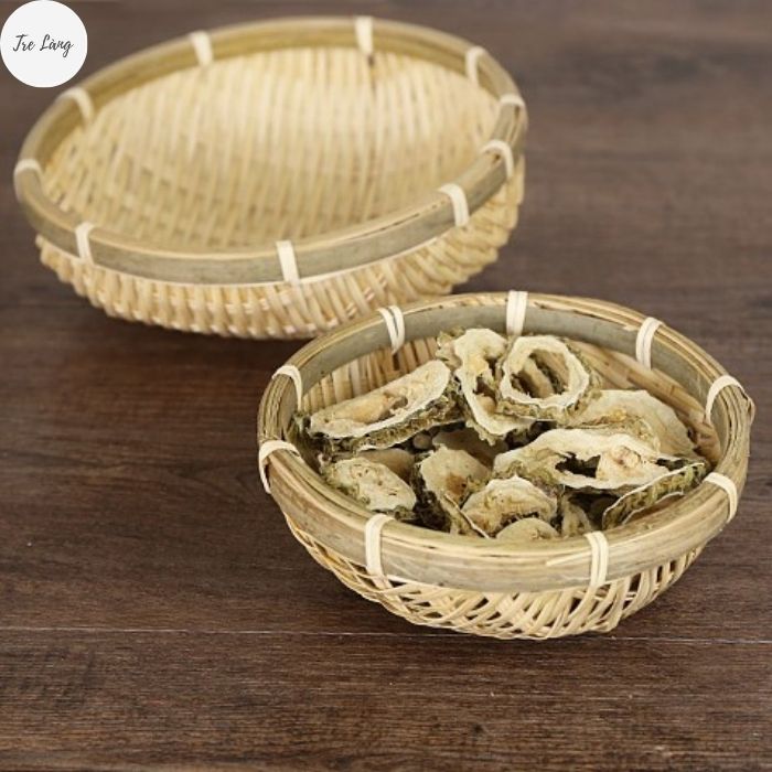 Rổ tre đan mini decor chụp ảnh đựng đồ nhỏ xinh TRE LÀNG