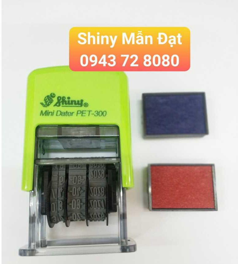 [HCM]Thẻ Mực Con Dấu Ngày Tháng PET300