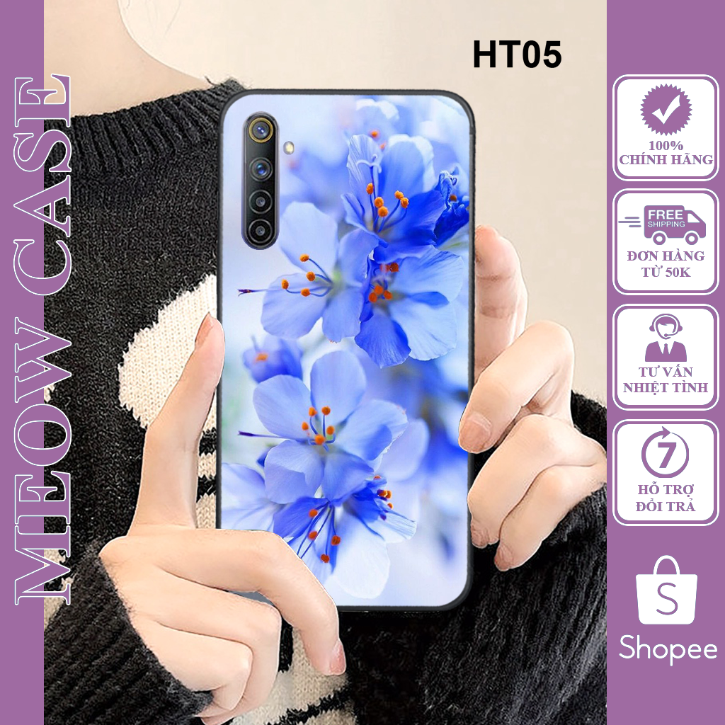 Ốp dẻo Realme 6/6Pro/7/7Pro/8/8Pro in hình Hoa