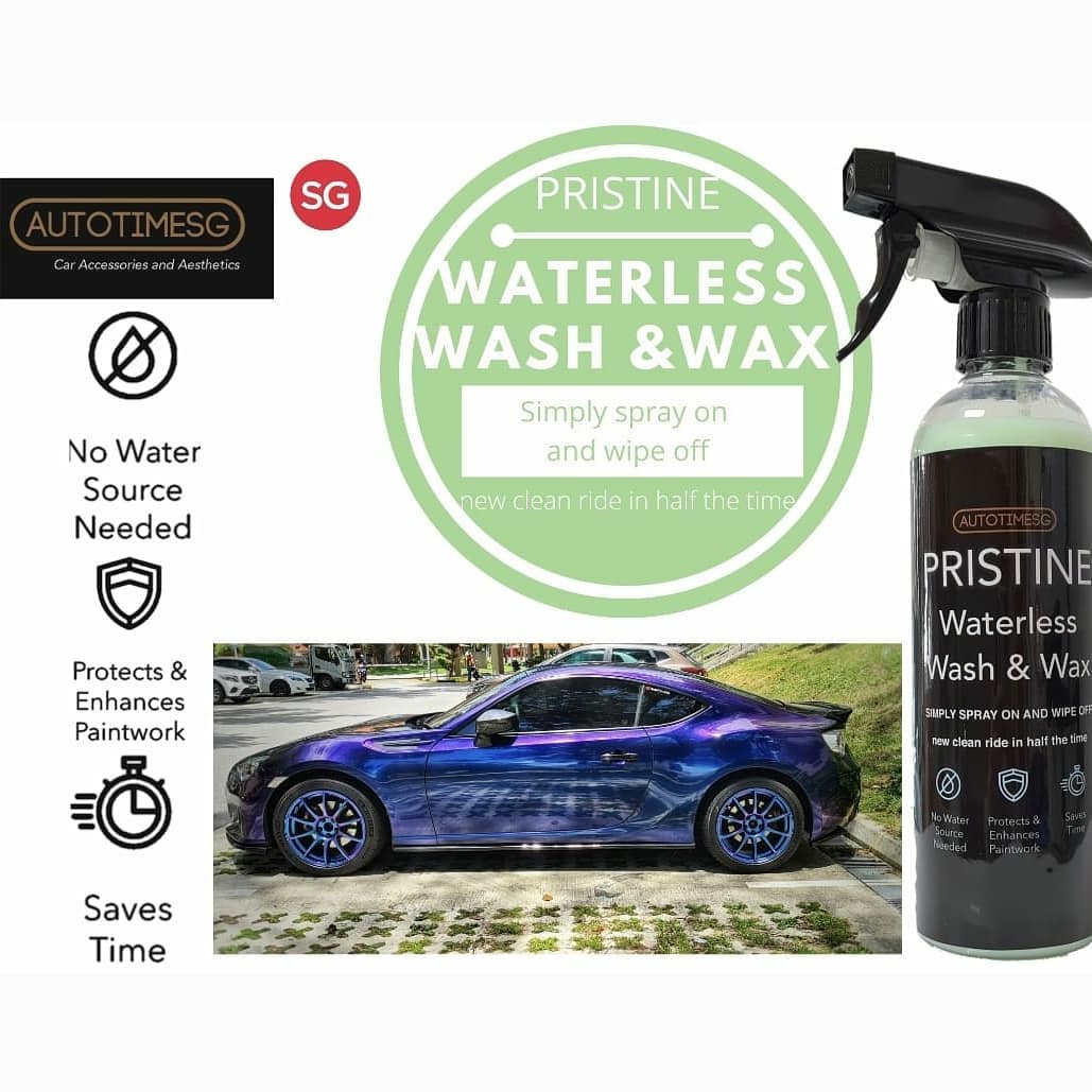 **AUTHORISED DISTRIBUTOR** PRISTINE Waterless Wash & Wax by AutoTimeSG