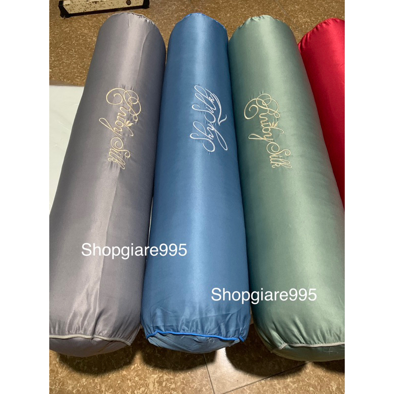 Vỏ gối ôm chất liệu Lụa Sateen ( Có kéo khoá )
