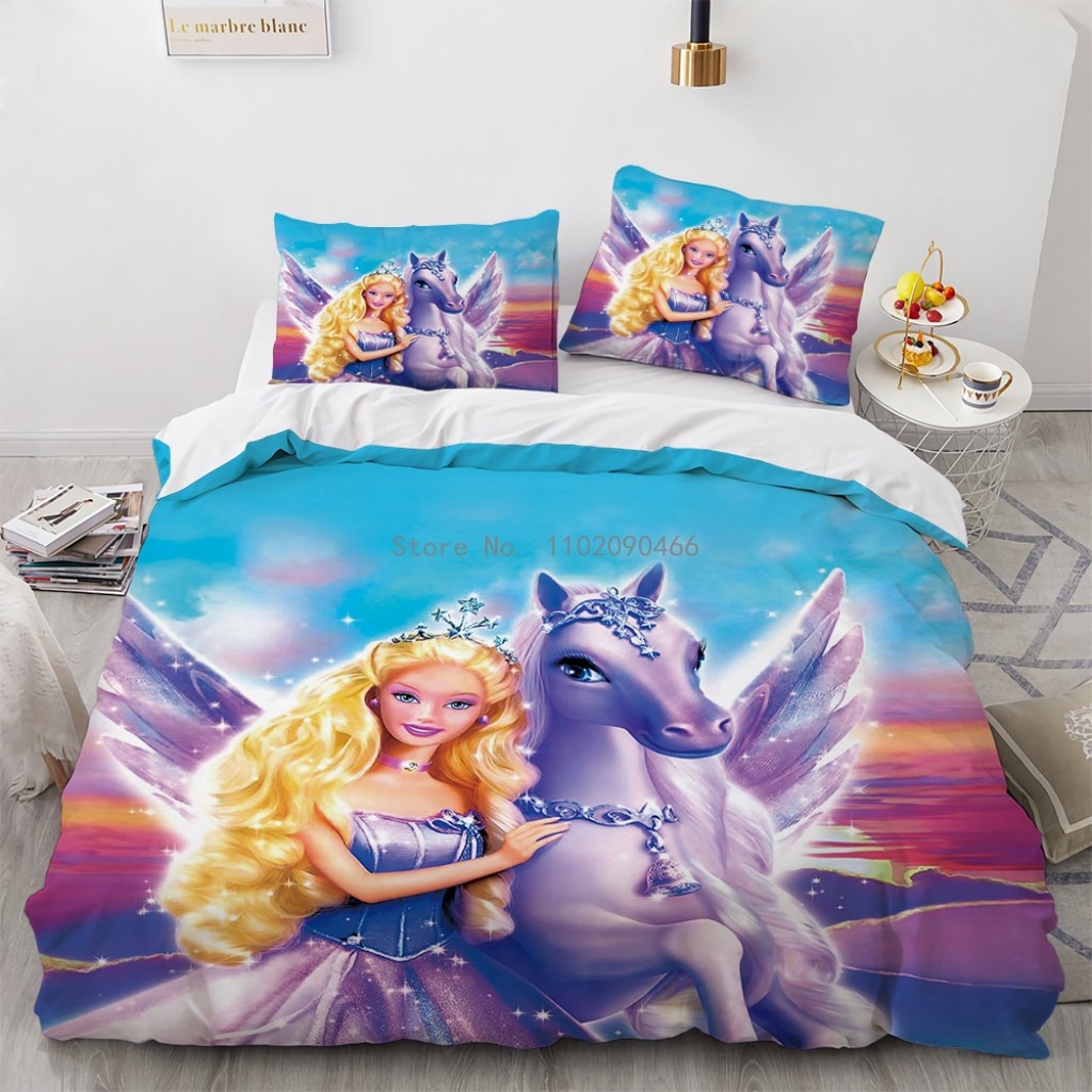 barbie unicorn bedding