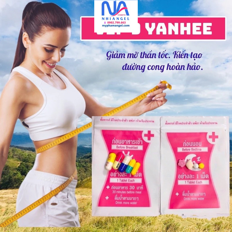 Giảm cân cấp tốc vip 9 yanhee thái lan siêu mạnh