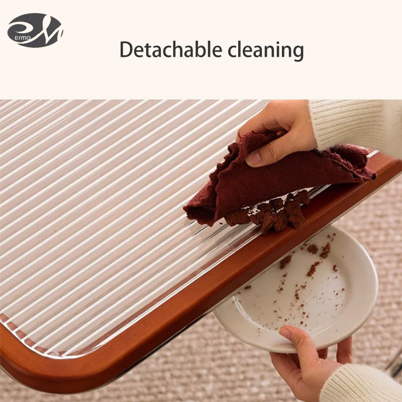 Vine woven tea table, living room, household small unit tea table combination, simple tea table, sofa, coffee table by the side