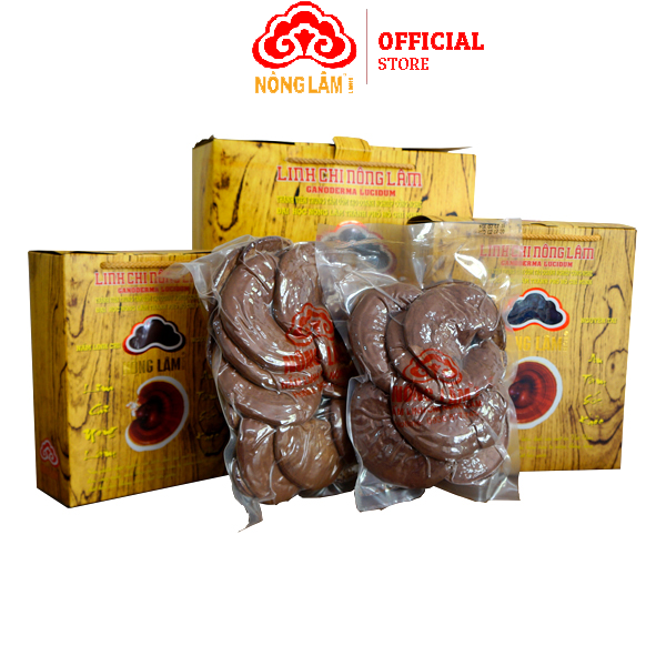 Linh chi nông lâm nguyên tai 200g - linh chi đỏ