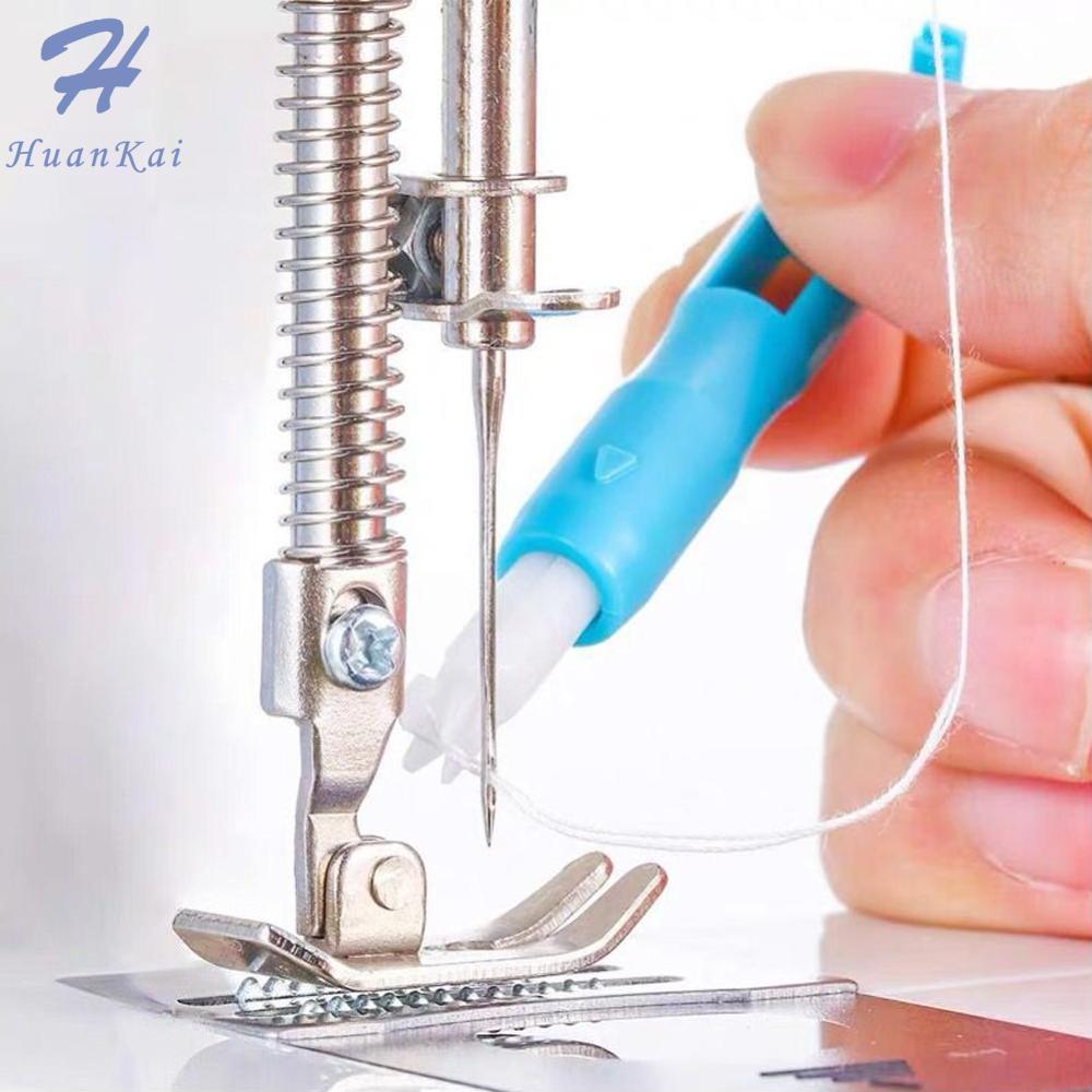 HK Sewing Machine Needle Installation Tool Automatic Threader Inserter Sewing Quick Threader Needle Threading Tool Sewing Accessories
