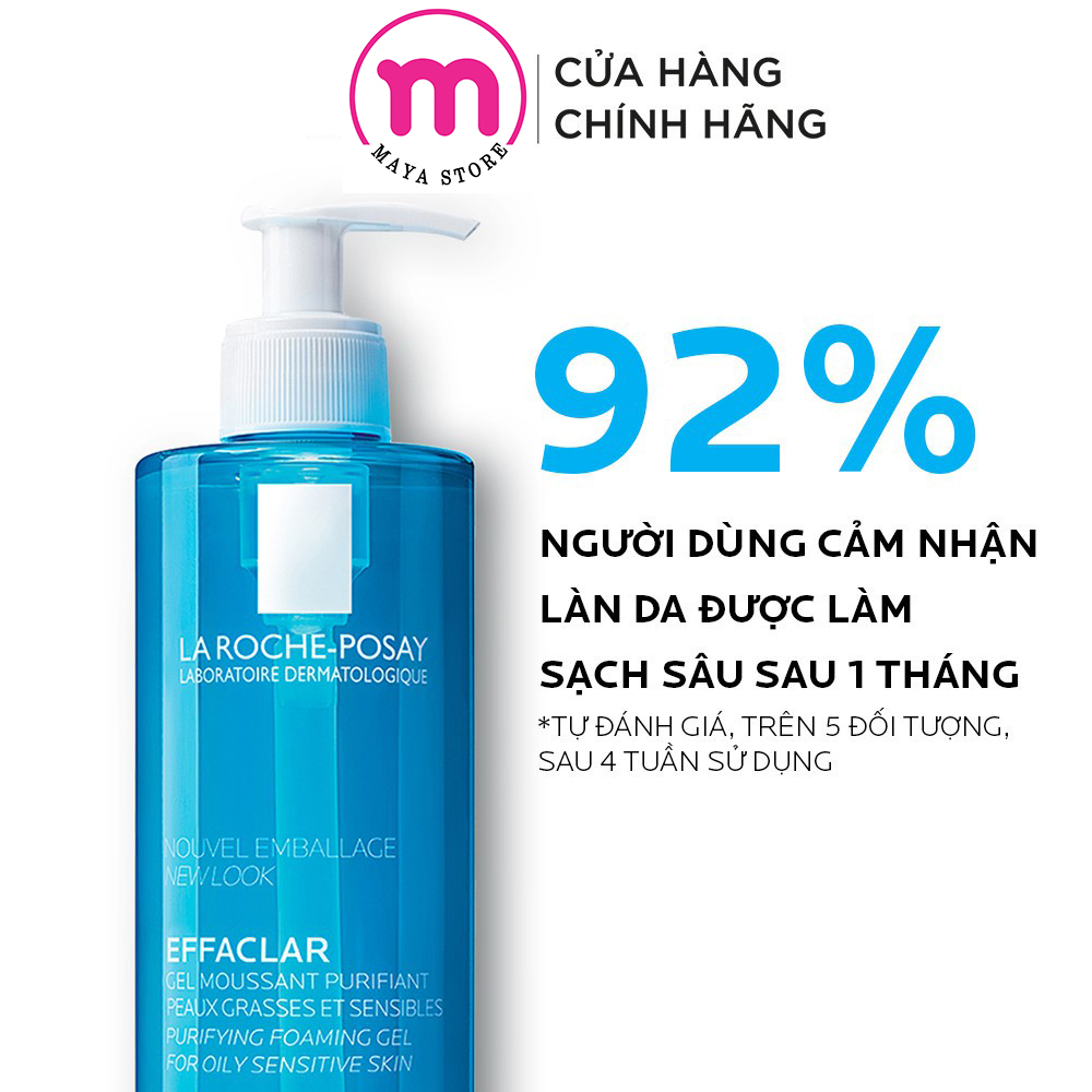 Sữa Rửa Mặt La Roche Posay Cho Da Dầu Mụn 50ml - 400ml