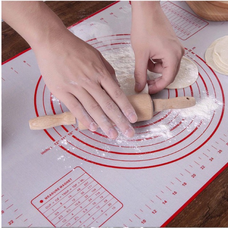 Thảm nhào bột silicon 40*50cm ( Nguyên Liệu Làm Bánh )