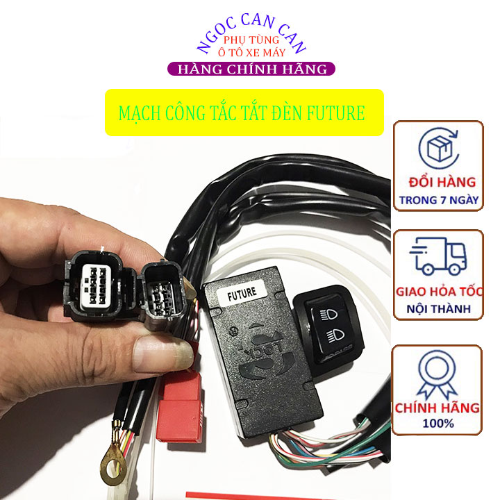 Mạch tắt đèn xe máy FUTURE tắt pha cốt có công tắc pasing nháy pha ( loại tốt)