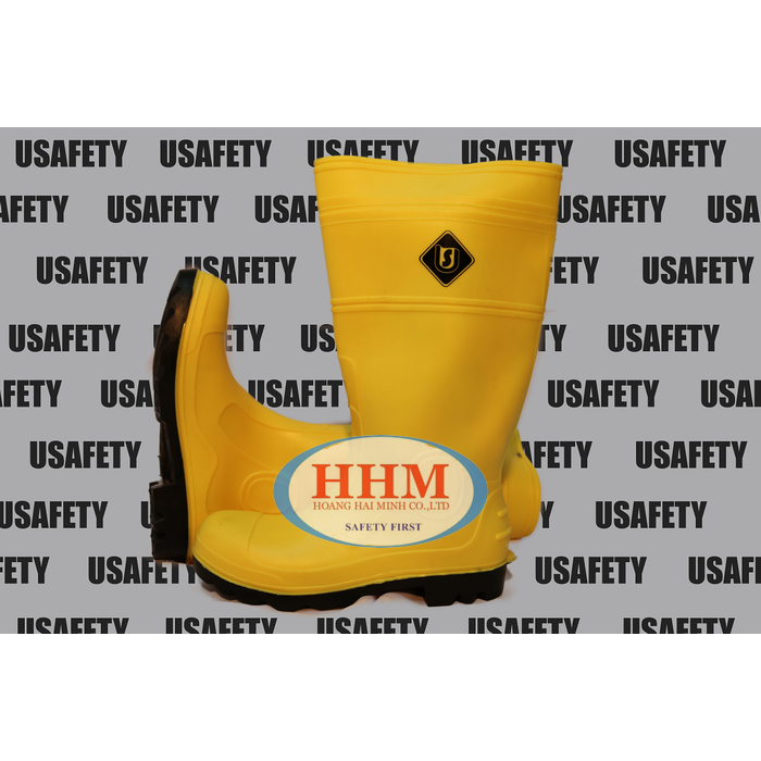 Ủng cao su bảo hộ Usafety màu vàng