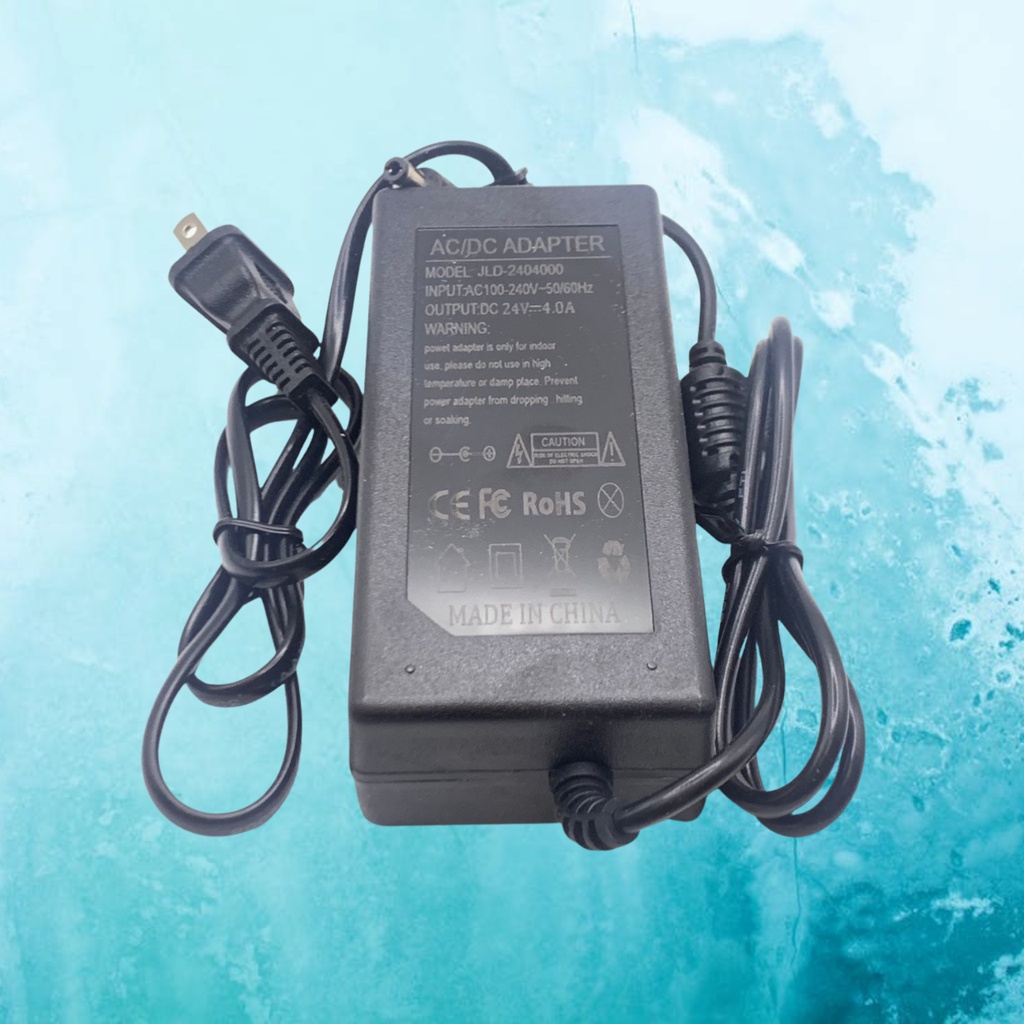 Nguồn 24v 4a jack dc 5.5x2.1mm chất lượng cao - nguồn adapter 24v 4a giá tốt - adapter 24v 4a lỗi 1 đổi 1 trong 7