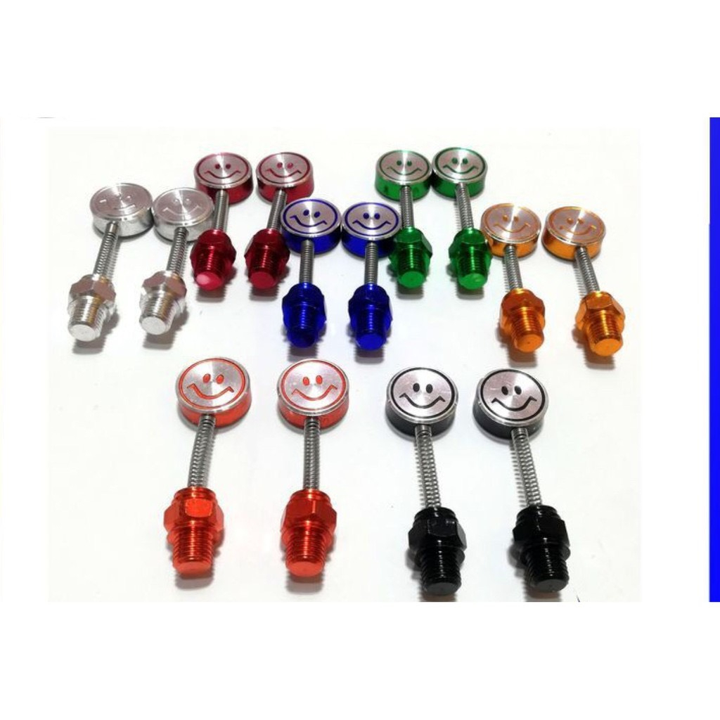 Ốc Bịt Chân Gương Xe Máy Kiểu Mặt Cười Cỡ 10 ly