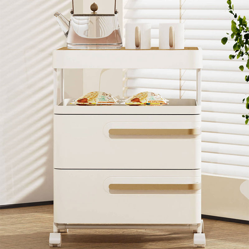 Advanced bedside storage rack bedside movable storage cabinet drawer-type multi-layer home modern minimalist storage cabinet