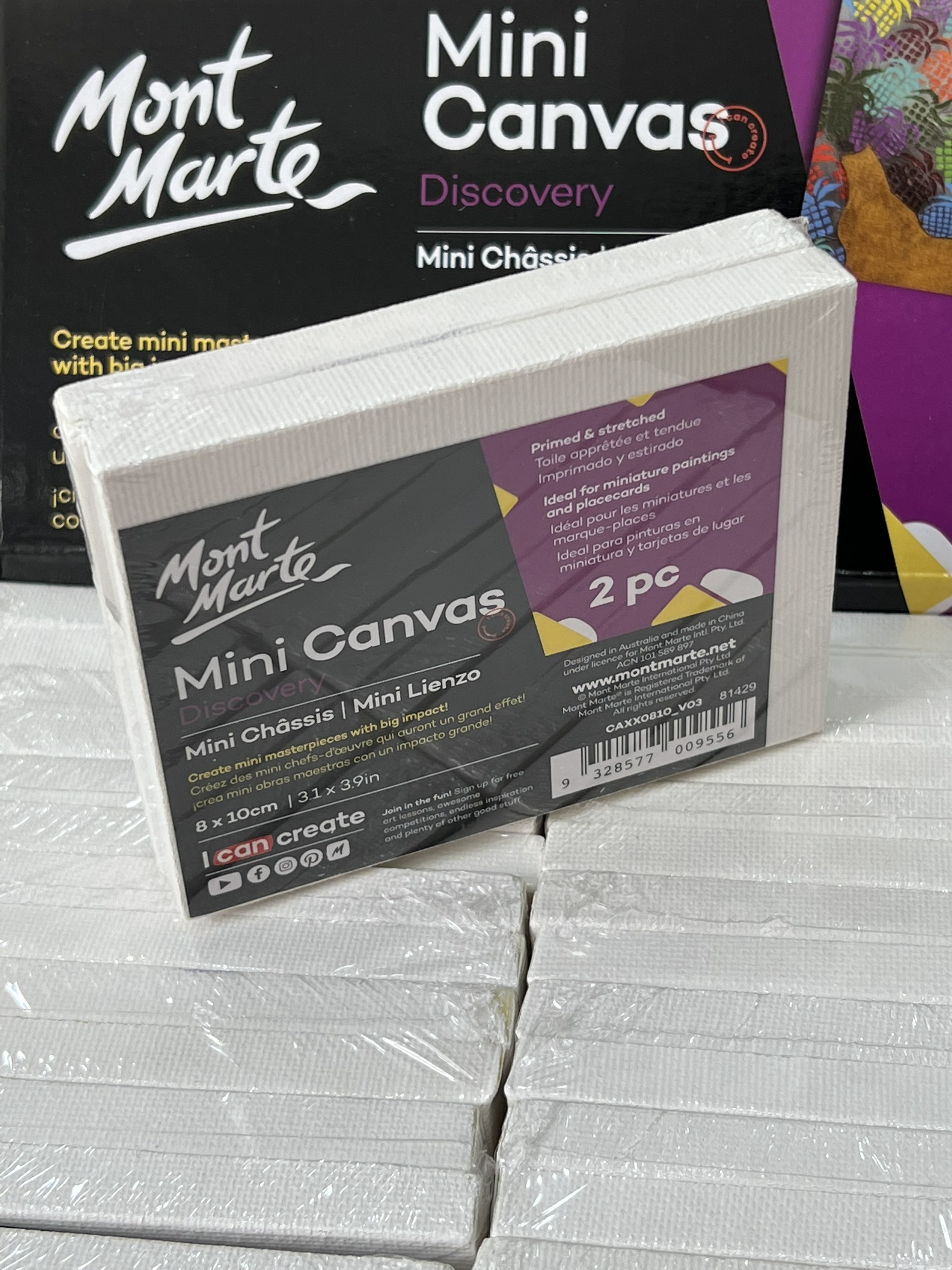 [THEARTSHOP] Giá Vẽ Mont Marte Kèm Canvas Mini