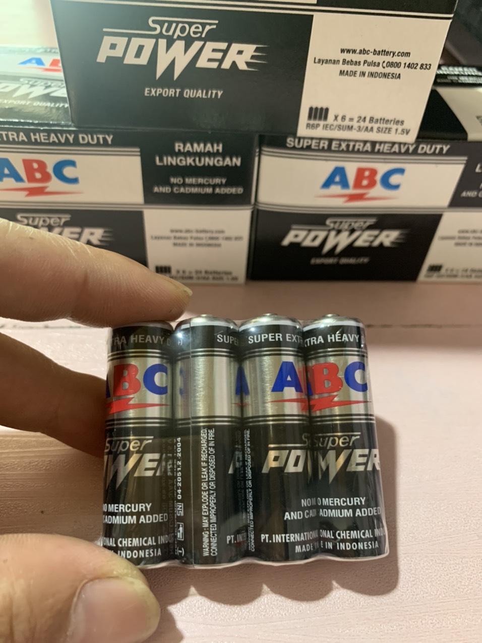 COMBO 20 VIÊN PIN TIỂU AA (2A) MAXELL/ABC/RABBIT 1.5V