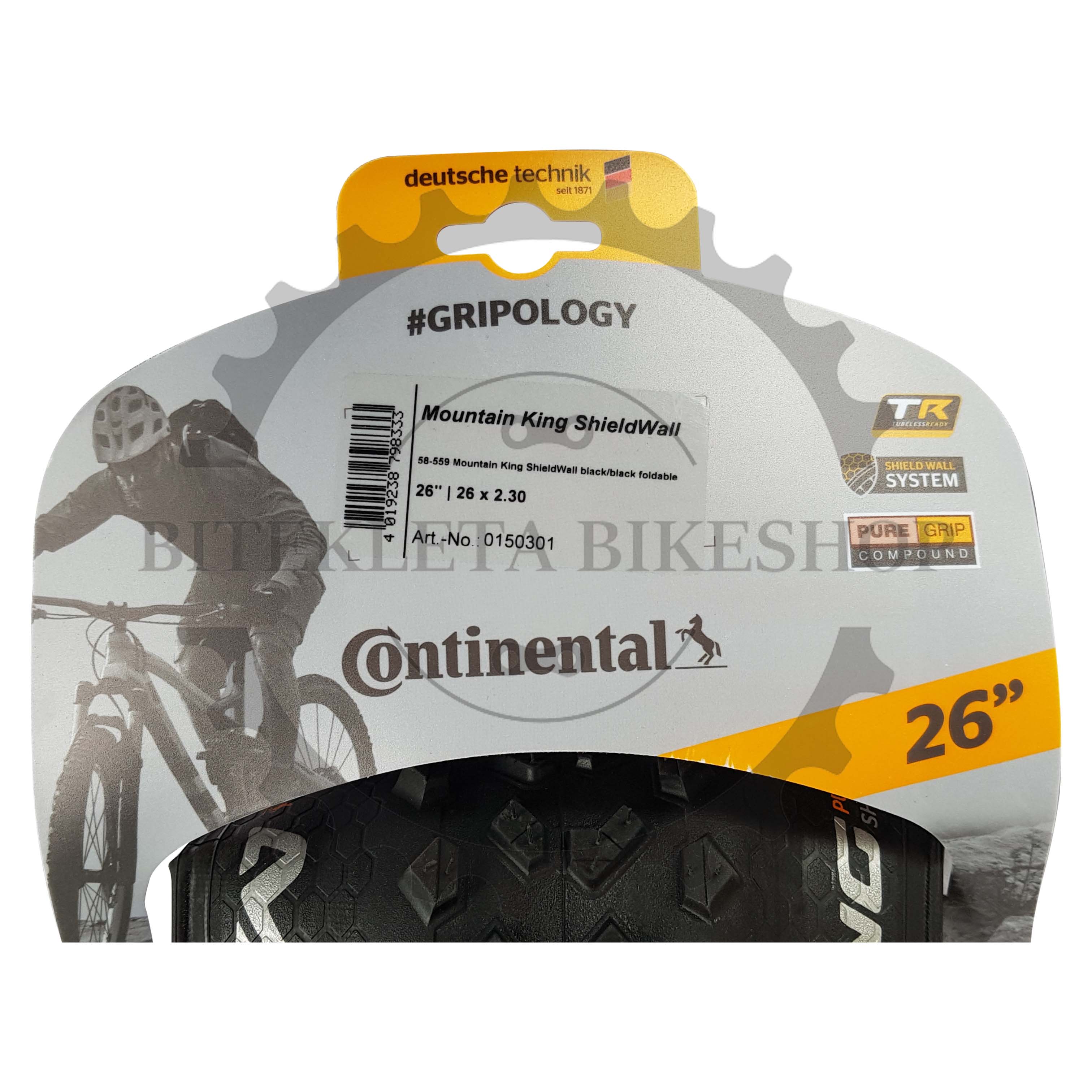 CONTINENTAL 29 X 2.0 RACE KING CROSS KING SHIELD WALL RACEKING