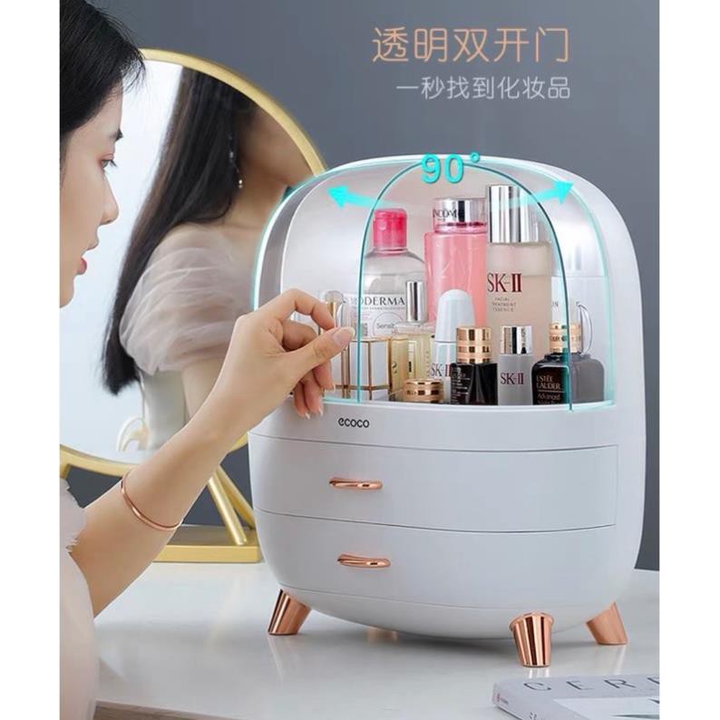 Tủ đựng mỹ phẩm có nắp ecoco cao cấp E2013-E2014