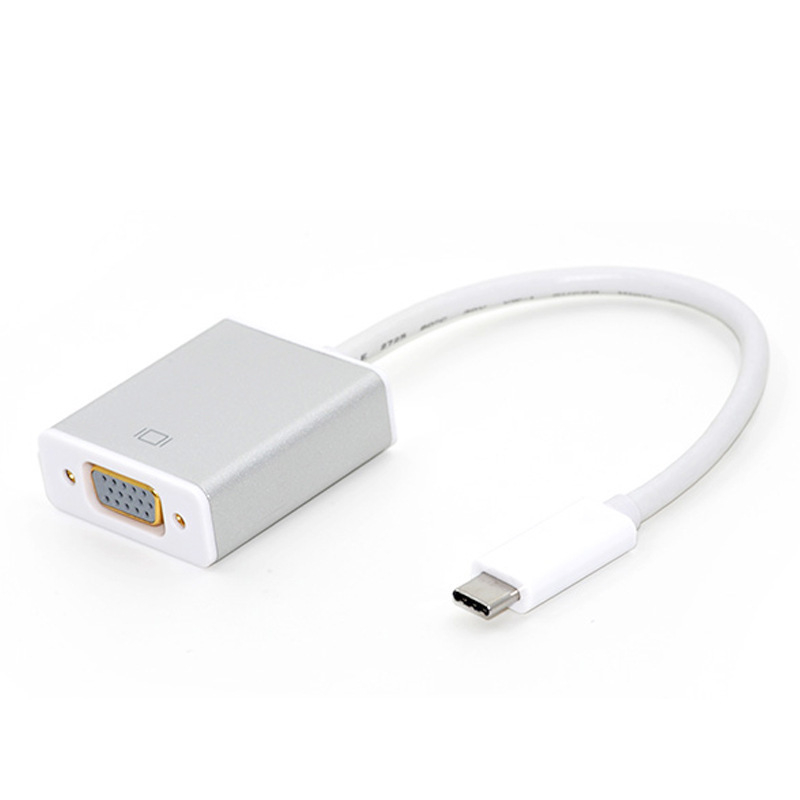 Cáp chuyển đổi USB Type C sang VGA - Cáp chuyển Type C to VGA