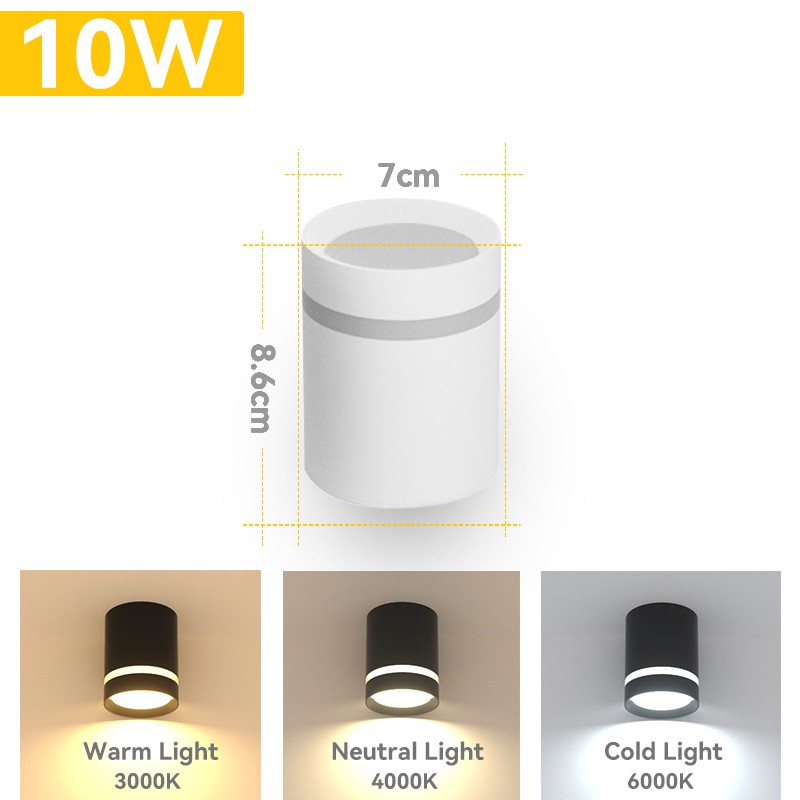 Led Downlight Pin Light Macaron Led Ceiling Light Surface Mounted LED ...