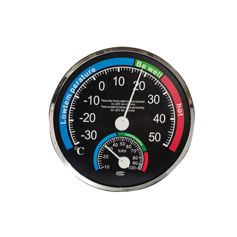 Wall mounted pointer, household indoor temperature and humidity meter, pointer, temperature and humidity meter
