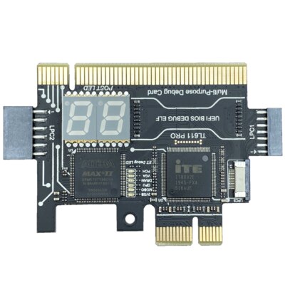 {-》 “: Tl611 Pro gỡ lỗi thẻ máy tính để bàn PCI Bo mạch chủ PCI E máy tính xách tay Card kiểm tra kiểm tra gỡ lỗi LPC