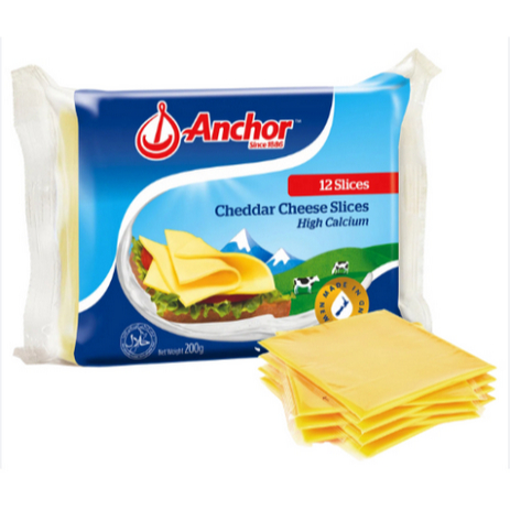 Phô Mai Lát Anchor Cheddar - Gói 200gr
