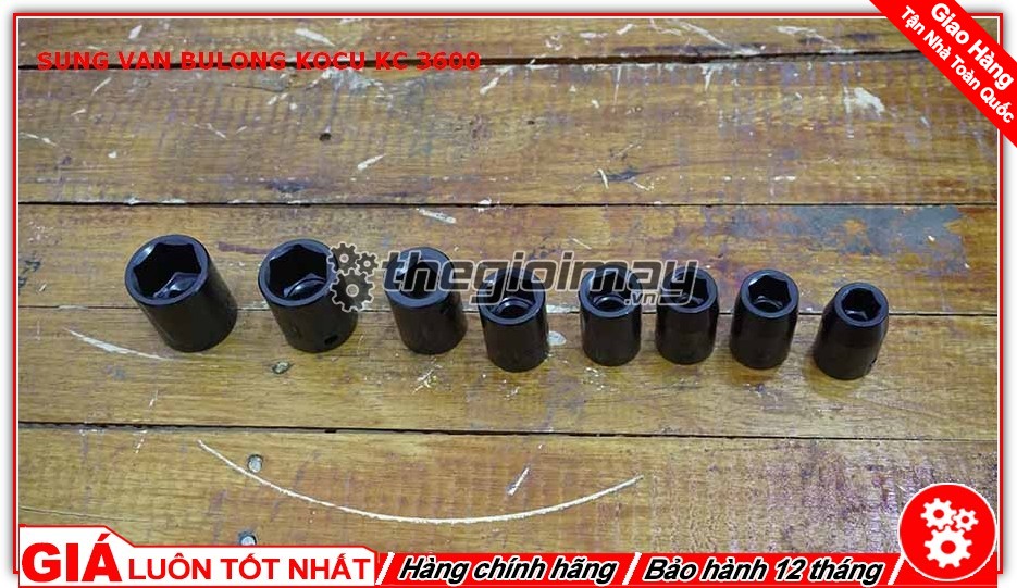 [HCM]Máy vặn bu lông 2 búa 1/2 inch Kocu KC-3600
