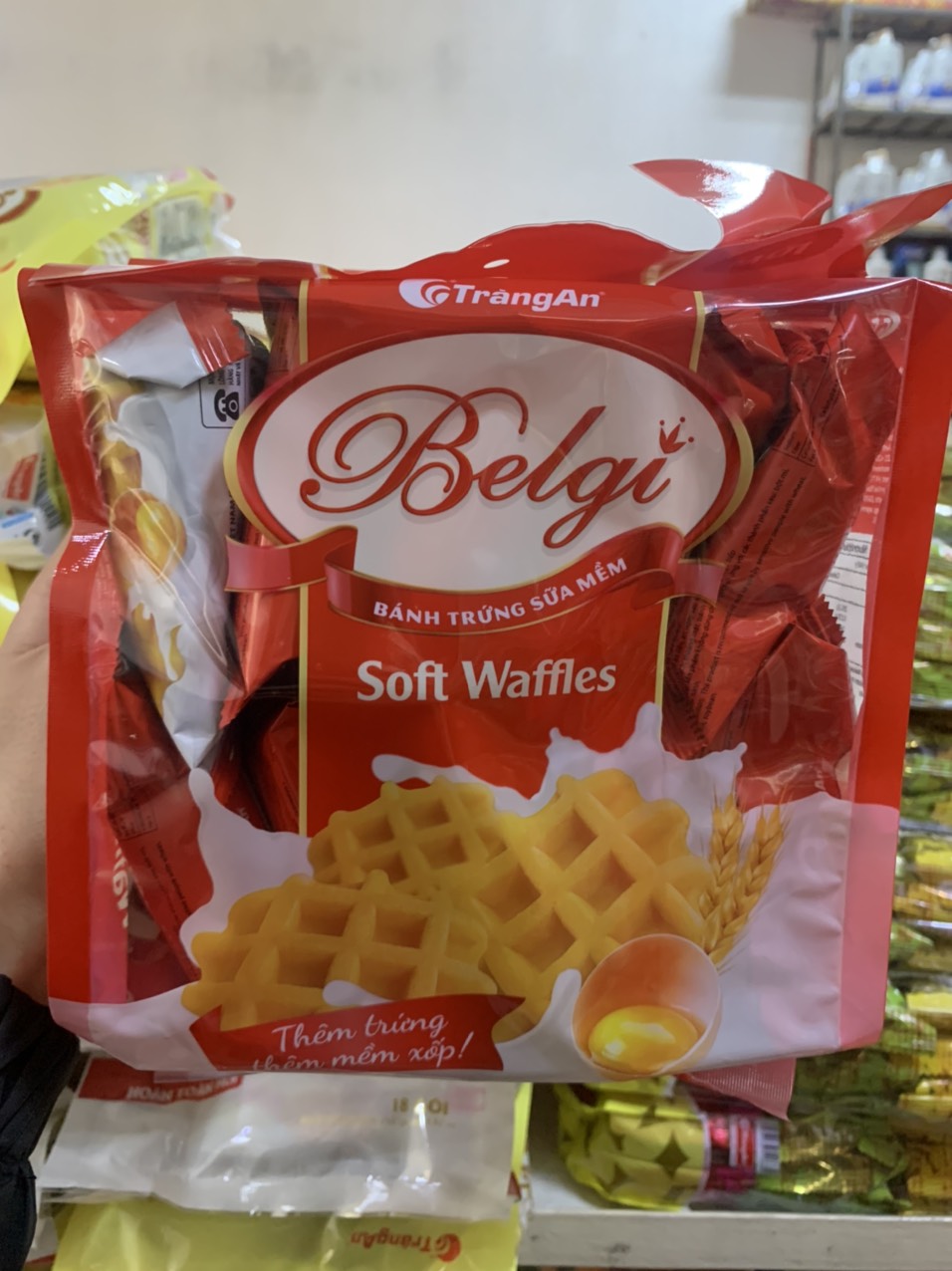 Bánh trứng sữa mềm Belgi 240g