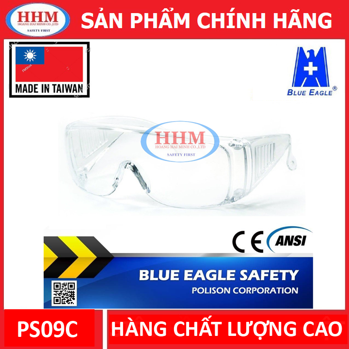 Kính bảo hộ cận thị Blue Eagle PS09C