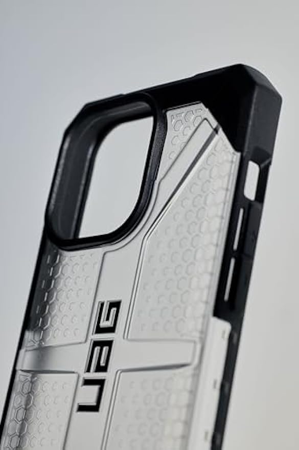 UAG Case Compatible with iPhone 15 Pro Max 15 Plus Case Plasma Ice Rugged Transparent Clear Military Grade Drop Tested Protective Cover