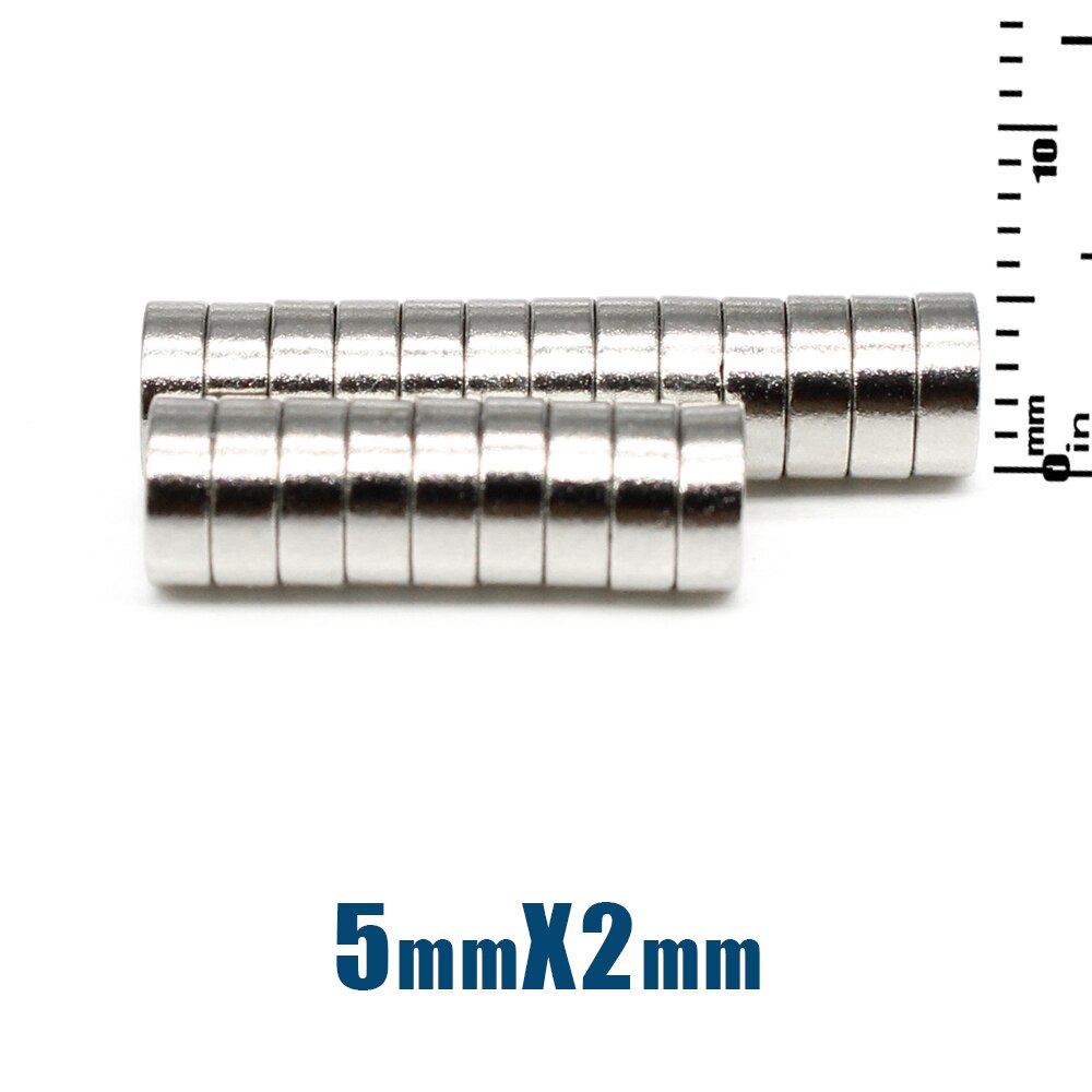 Nam châm viên 5x2mm set (100 viên ) siêu mạnh