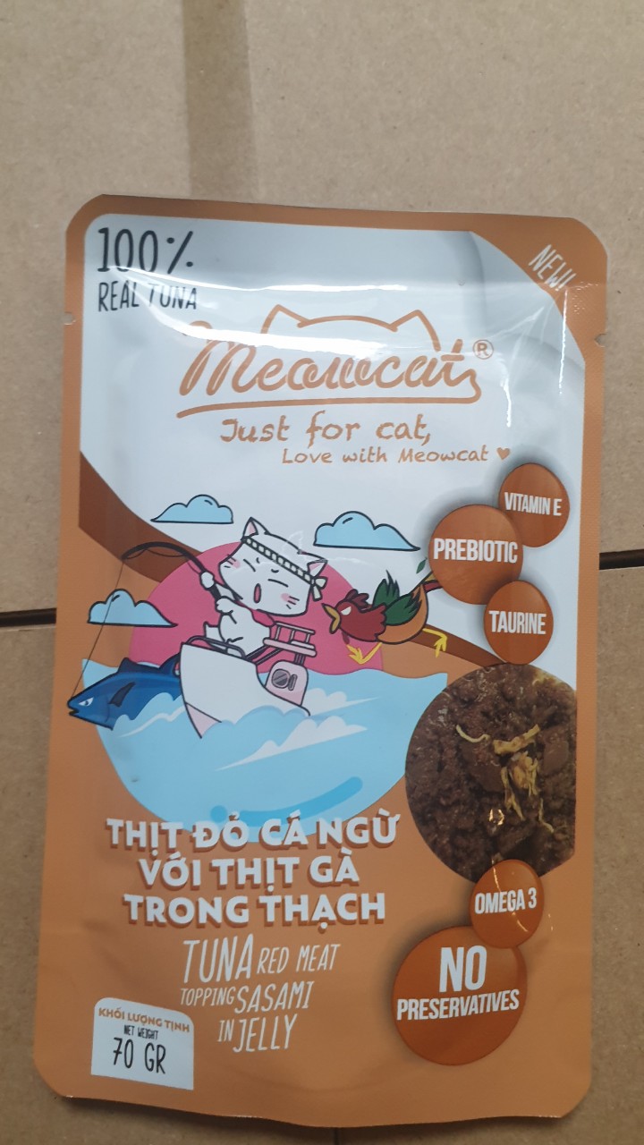 Pate mèo Meowcat 70g - 9 khẩu vị
