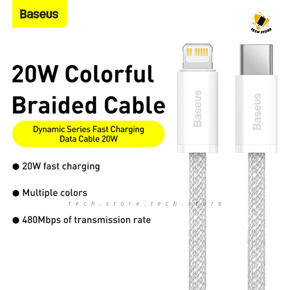 Cáp sạc nhanh chính hãng Baseus Dynamic Series Fast Charging Data Cable Type-C to IP 20W