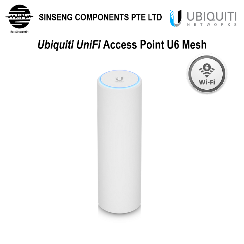 Ubiquiti U6-Mesh-US Access Point WiFi 6 Mesh(4x4 MU-MIMO and OFDMA)