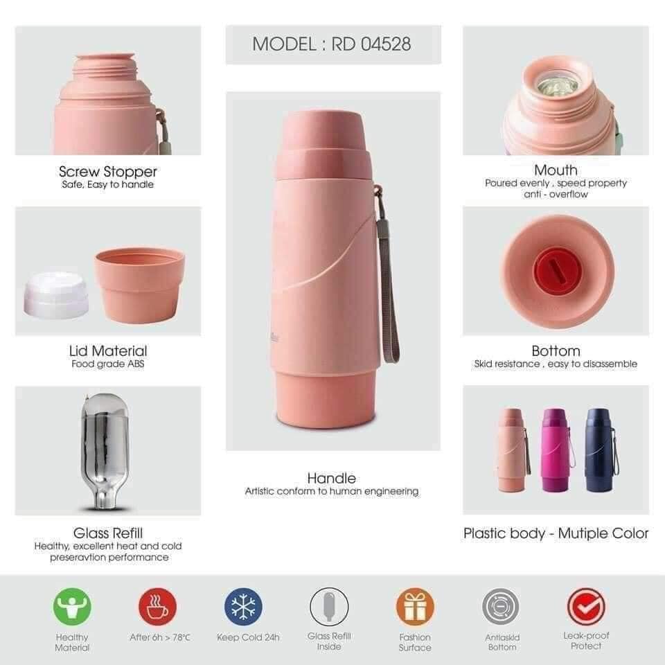 BÌNH GIỮ NHIỆT RẠNG ĐÔNG 450ml