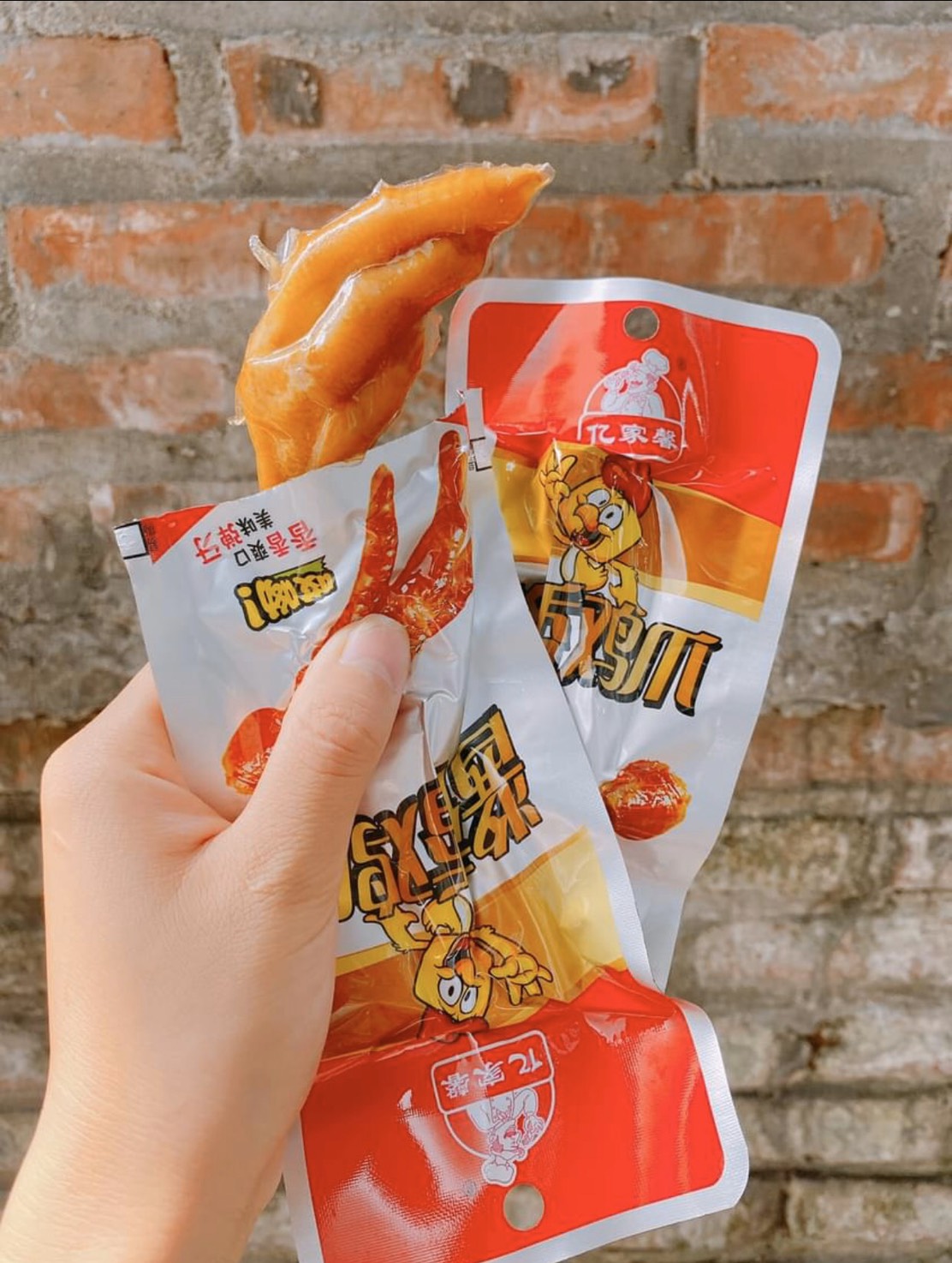 Combo 10 Chân Gà Cay Tứ Xuyên - Màu Đỏ