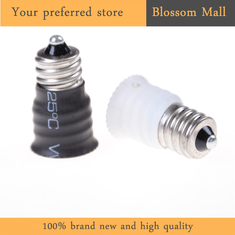 [Blossom] E12 To E14 LED Lamp Bulbs Holder Adapter Converter Candelabra Base Socket