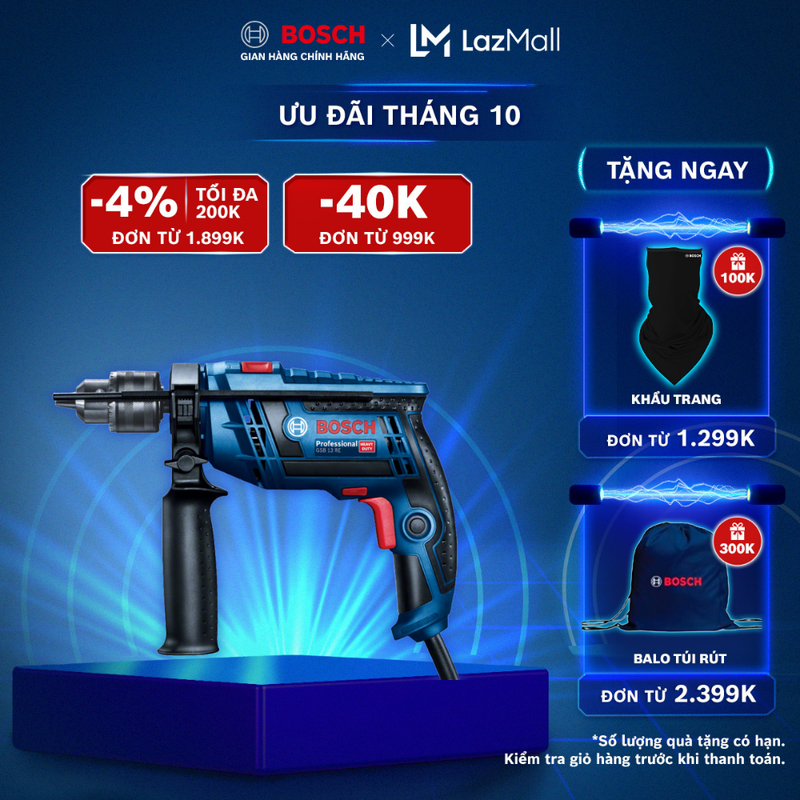 Máy khoan động lực Bosch GSB 13 RE