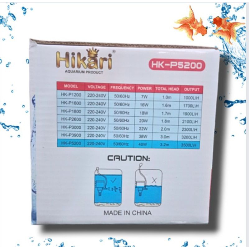 Pompa Kolam Air Mancur Hidroponik HIKARI HK P 5200