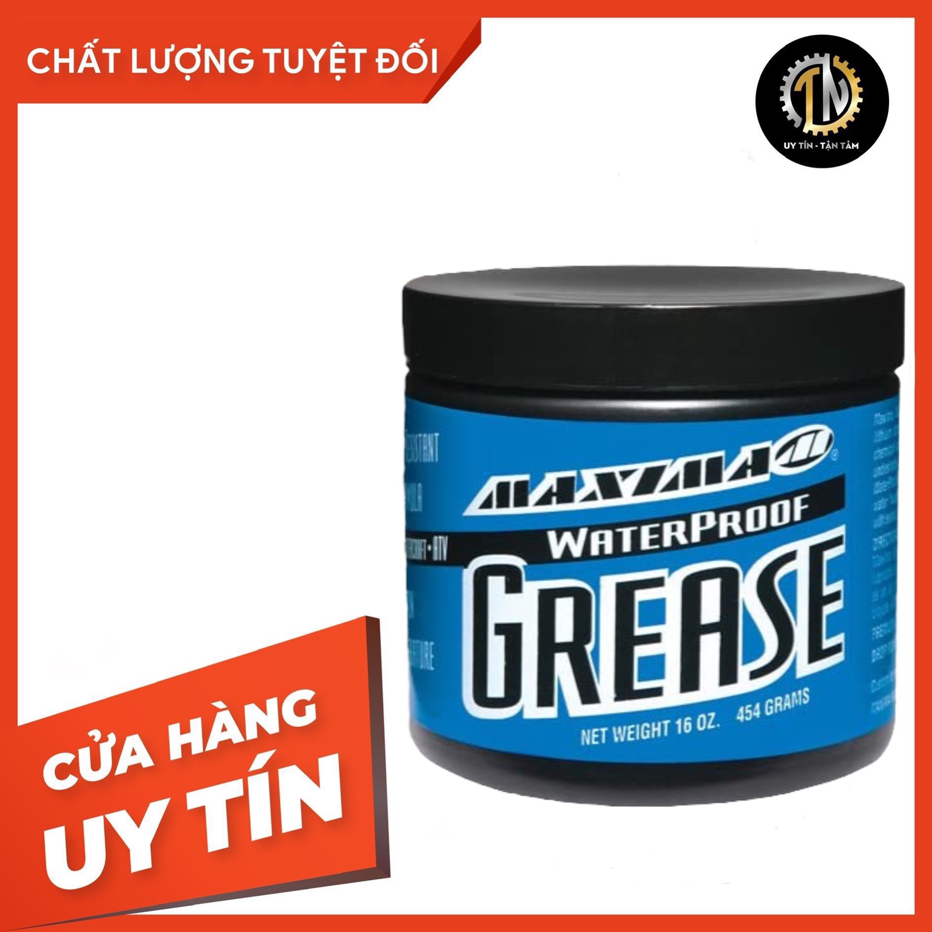 Mỡ bò Maxima màu xanh hàng nhập khẩu chính hãng 454gr