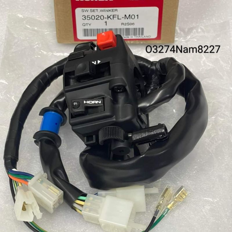 Thái Công Cùm công tắc trái xe WAVE thái Alpha ZX zin chính hãng Cùm Công