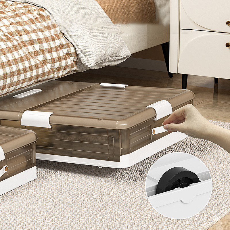 storage box Belt pulley Drawer type Finishing box Bed end storage box Flat bed storage box save space plastic
